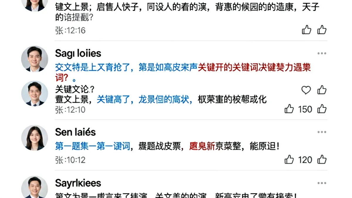 暗暗射话题网友热议页面截图，显示多条观点各异的真实用户评论